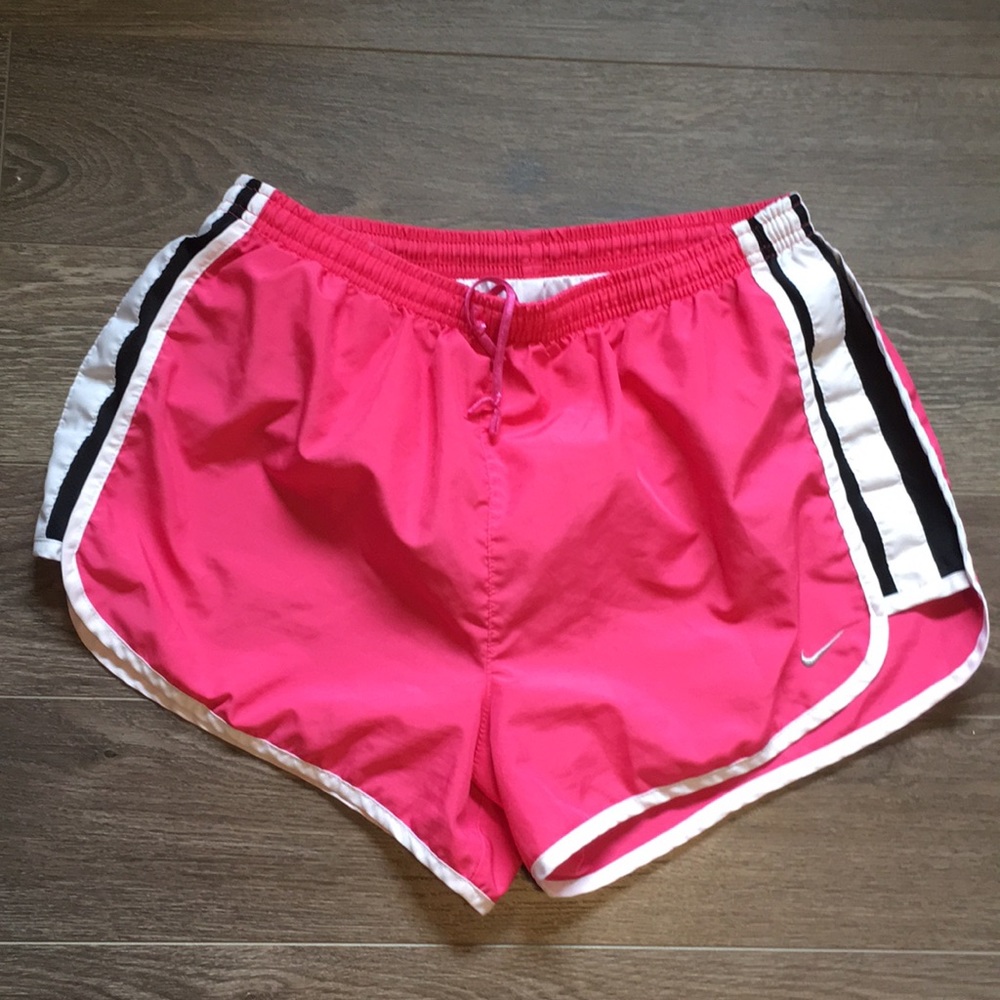multicolored nike shorts